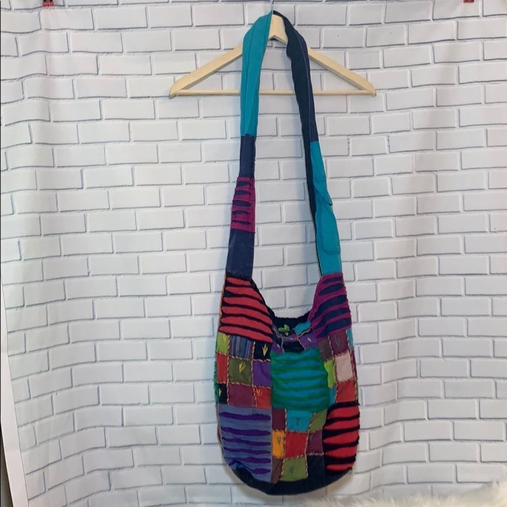 Rising International Patchwork Tote Should - image 1